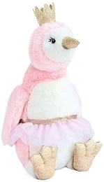 Мягкая игрушка Розовый пингвин с блестками, 50 см от бренда Histoire d'Ours