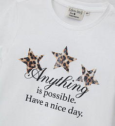 Футболка Stars от бренда Original Marines Молочный