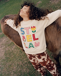 Свитшот Color Stella Logo от бренда Stella McCartney kids
