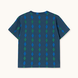 Футболка Diamond stripe от бренда Tinycottons Синий