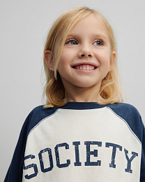 Лонгслив Delia T-shirt Black Iris от бренда The New Society