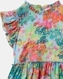 Платье Floral Print от бренда Stella McCartney kids