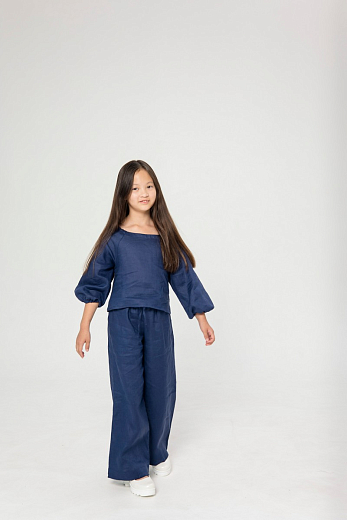 Костюм LINEN Navy от бренда Liqlo