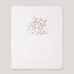 Одеяло Toys Pink от бренда Anna Leon