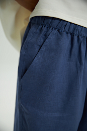 Шорты LINEN Blue от бренда Liqlo