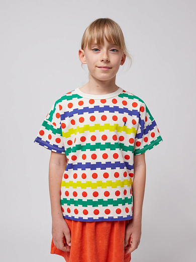 Футболка Geometric от бренда Bobo Choses Разноцветный