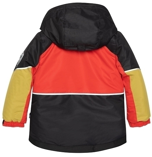 Куртка с яркими вставками и брюки в стиле милитари от бренда Deux par deux