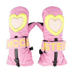 Варежки Star Print от бренда Stella McCartney kids