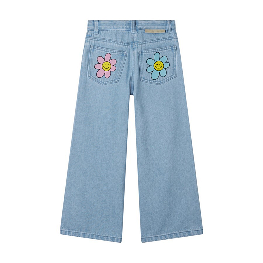 Джинсы Flowers от бренда Stella McCartney kids