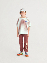 Футболка Stripes от бренда Bobo Choses Голубой