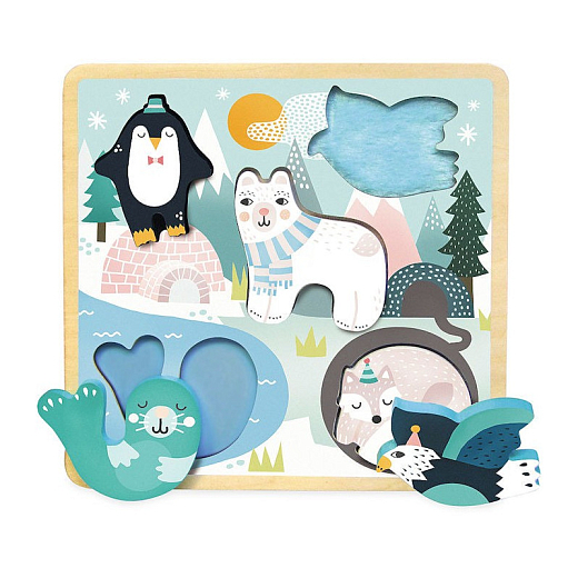 Тактильные Мини-пазлы от бренда Vilac