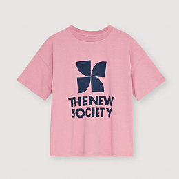 Футболка TNS Logo Dream Blush от бренда The New Society Розовый