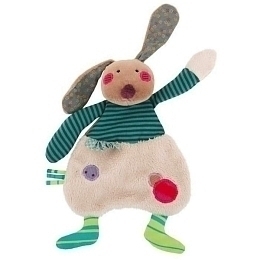 Игрушка-комфортер Кролик от бренда Moulin Roty