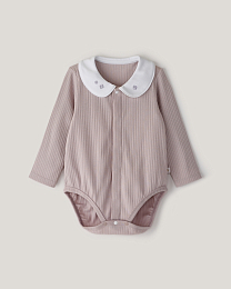 Набор боди в рубчик с воротником от бренда Anna Leon