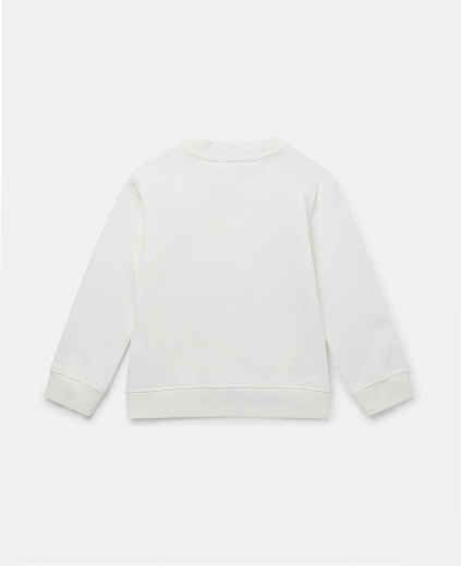 Свитшот White Stella Graphic от бренда Stella McCartney kids