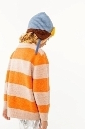 Джемпер Stripes Beige Orange от бренда Tinycottons