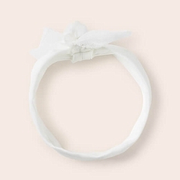 Повязка с цветком белого цвета от бренда Mayoral