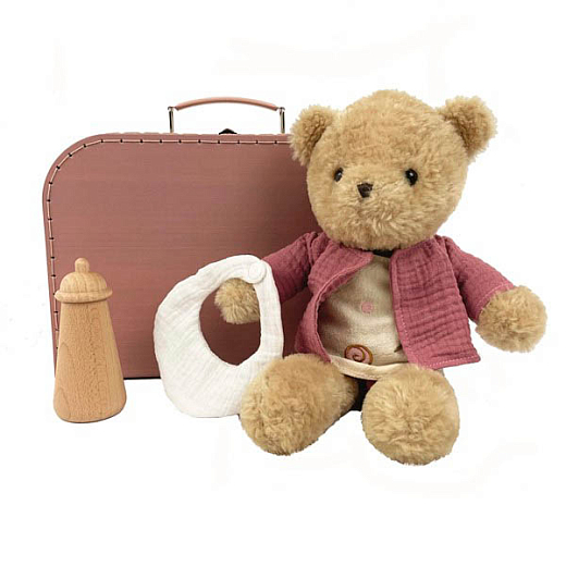Мишка "Морризет и чемоданчик" от бренда Egmont Toys