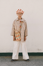 Штаны с подворотом белого цвета от бренда Tinycottons