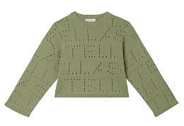Джемпер зеленого цвета от бренда Stella McCartney kids