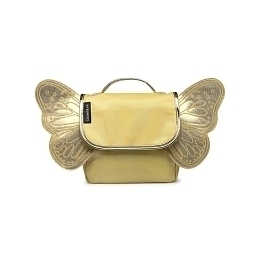 Портфель Papillon mini с крылышками желтый от бренда Caramel et Cie