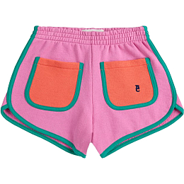 Шорты Pink color block от бренда Bobo Choses