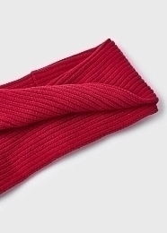 Шапка, шарф и перчатки с цветами красного цвета от бренда Mayoral