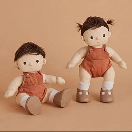 Кукла шарнирная Dinkums Peanut от бренда Olli Ella