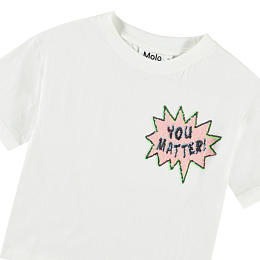 Футболка Reinette You Glitter от бренда MOLO Белый