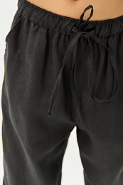 Штаны LINEN Black от бренда Liqlo