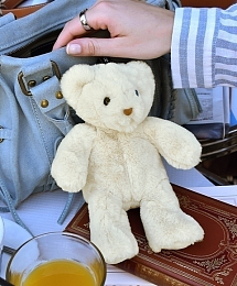 Брелок Мишка молочного цвета от бренда Doudou et Compagnie