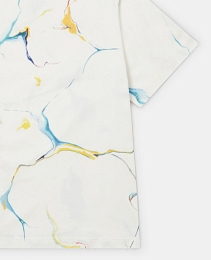 Футболка Tie-Dye Graphic от бренда Stella McCartney kids Белый