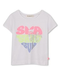 Футболка SEA SAND SUN от бренда Billieblush Белый
