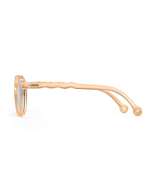 Очки JUNIOR Oval Sunglasses-Breakfast Art-Apricot от бренда Olivio and Co
