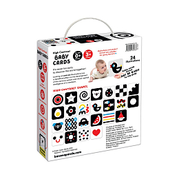 Контрастные карточки для новорожденных от бренда Banana Panda