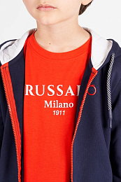 Футболка красная Milano 1911 от бренда Trussardi Красный