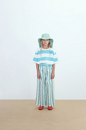 Футболка Sky stripes от бренда Tinycottons Голубой