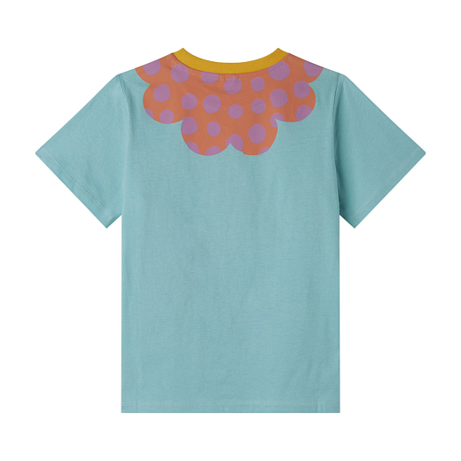 Футболка Flower Graphic от бренда Stella McCartney kids Голубой