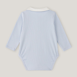 Боди с воротником 3 шт White-Blue от бренда Anna Leon