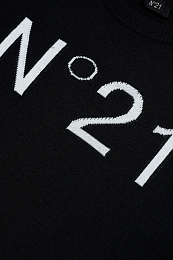 Джемпер Nero с серыми манжетами от бренда N°21