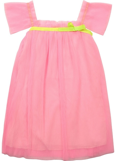 Платье розового цвета с бантиком от бренда Billieblush