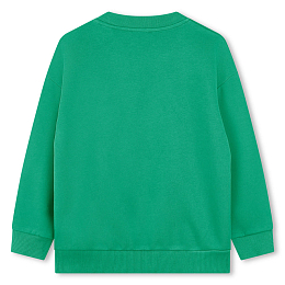 Свитшот "Тигриный рык" зеленого цвета от бренда Kenzo