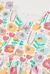 Платье и блумеры с принтом цветов от бренда Boboli