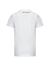 Футболка Dark Blue logo от бренда Trussardi Белый