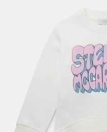 Свитшот White Stella Graphic от бренда Stella McCartney kids