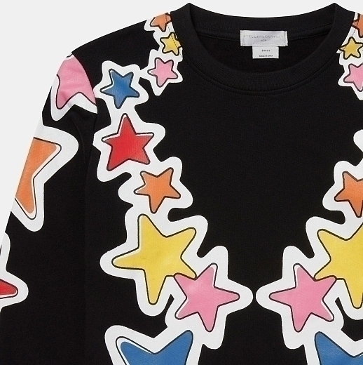 Свитшот Cosmic Star Print от бренда Stella McCartney kids