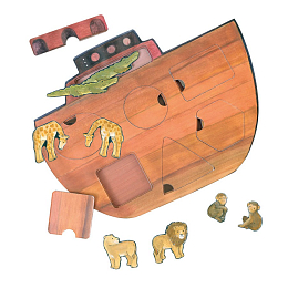 Сортер из дерева "Ноев ковчег" от бренда Egmont Toys