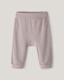 Набор штанов из фактурной ткани розового и зеленого цвета от бренда Anna Leon