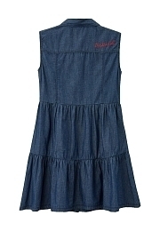Платье джинсовое темно-синее от бренда Trussardi