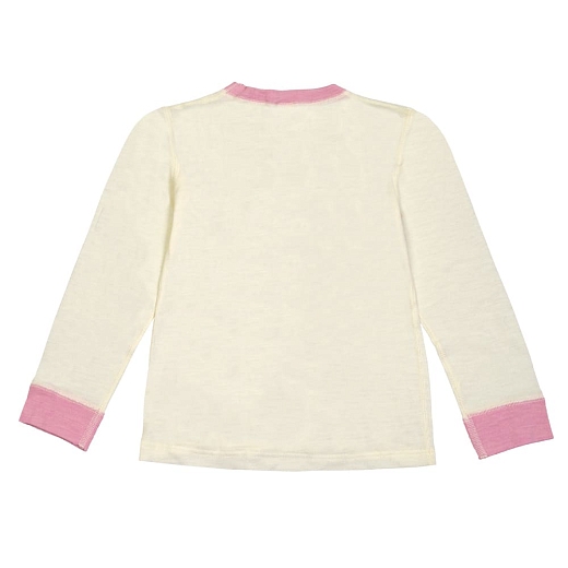 Легинсы розового цвета и лонгслив с котом от бренда Wool&cotton